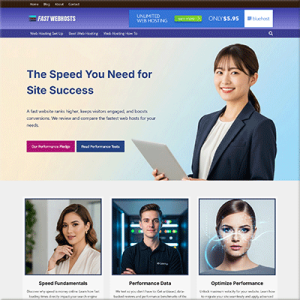 Modern Web Hosting Review Starter Website