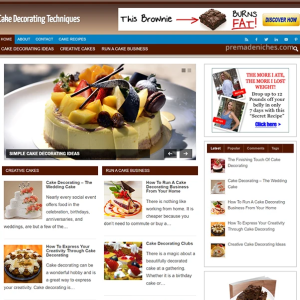 Professional Cake Decorating Website