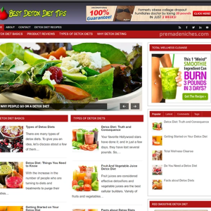 Ready Made Detox Diet Website