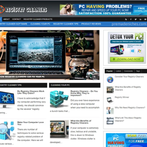 Ready Made Registry Cleaner Website