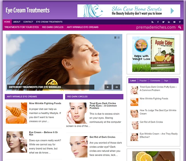 The Complete Anti-Aging Eye Care Website