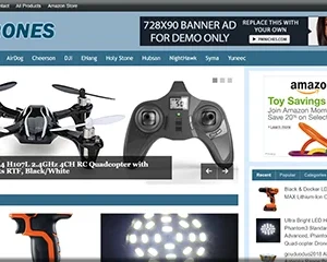 Ready Made Drones Store with Professional Design