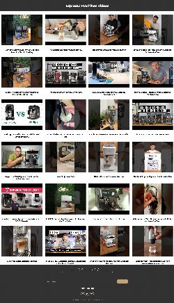 Espresso Machines Instant Mobile Video Site