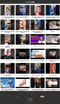 Foot Care Instant Mobile Video Site