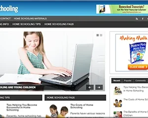 Pre Made Home Schooling Blog with a Special Price