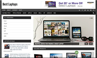 Best Laptops Pre-made Affiliate Blog You Need to Buy