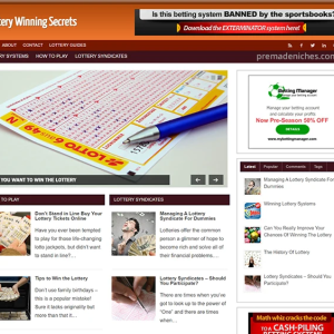 Professional Lottery Strategy Website
