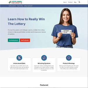 Professional Lottery Strategy Starter Website