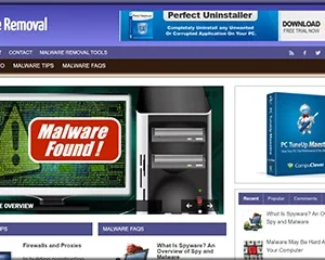 Malware Ready Made Blog with an Attractive Design
