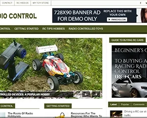 Radio Control Ready Made Site with Quality Content