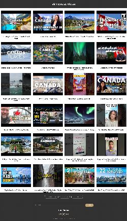 Visit Canada Instant Mobile Video Site