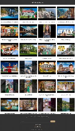 Visit Italy Instant Mobile Video Site