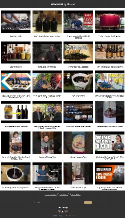 Wine Making Instant Mobile Video Site