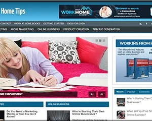 Work from Home Ready Made Blog with Stunning Theme