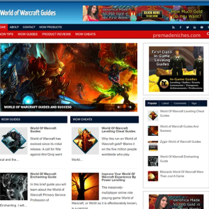 Ready Made WoW Guide Website