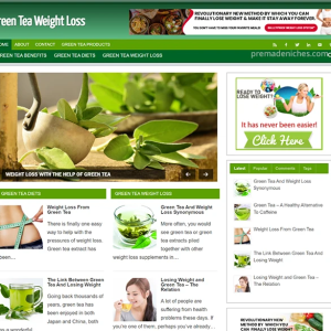 Done for You Green Tea Benefits Website