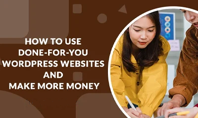 How to Use Done-for-You WordPress Websites and Make More Money