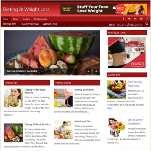 Done for You Dieting and Weight Loss Website