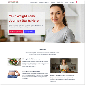 Done for You Dieting and Weight Loss Website Kit