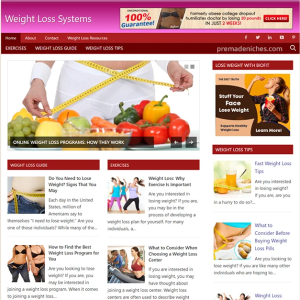 Turnkey Weight Loss Systems Website