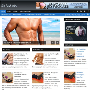 Professional Six Pack Abs Starter Site