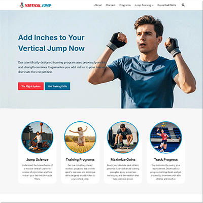 The Complete Vertical Jump Program Website Kit
