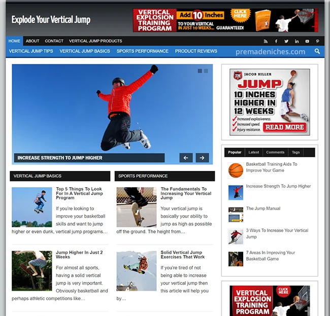 The Complete Vertical Jump Program Website