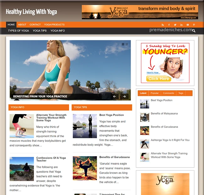 The Complete Yoga Lifestyle Website